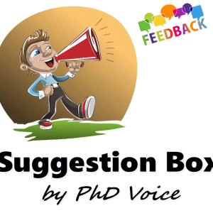 Suggestion Box by PhD Voice logo