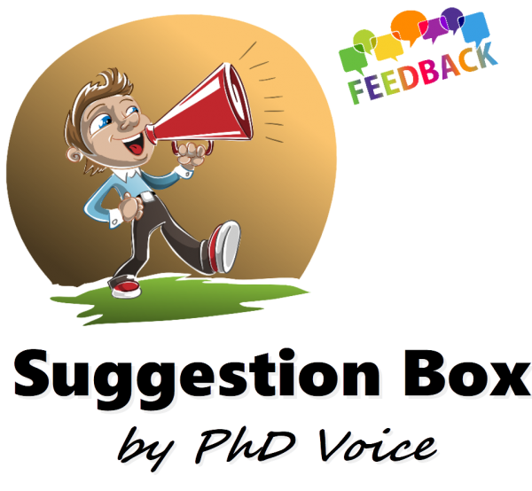 Suggestion Box by PhD Voice logo